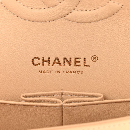Chanel Caviar Quilted Medium Double Flap Beige Clair 6 of 12