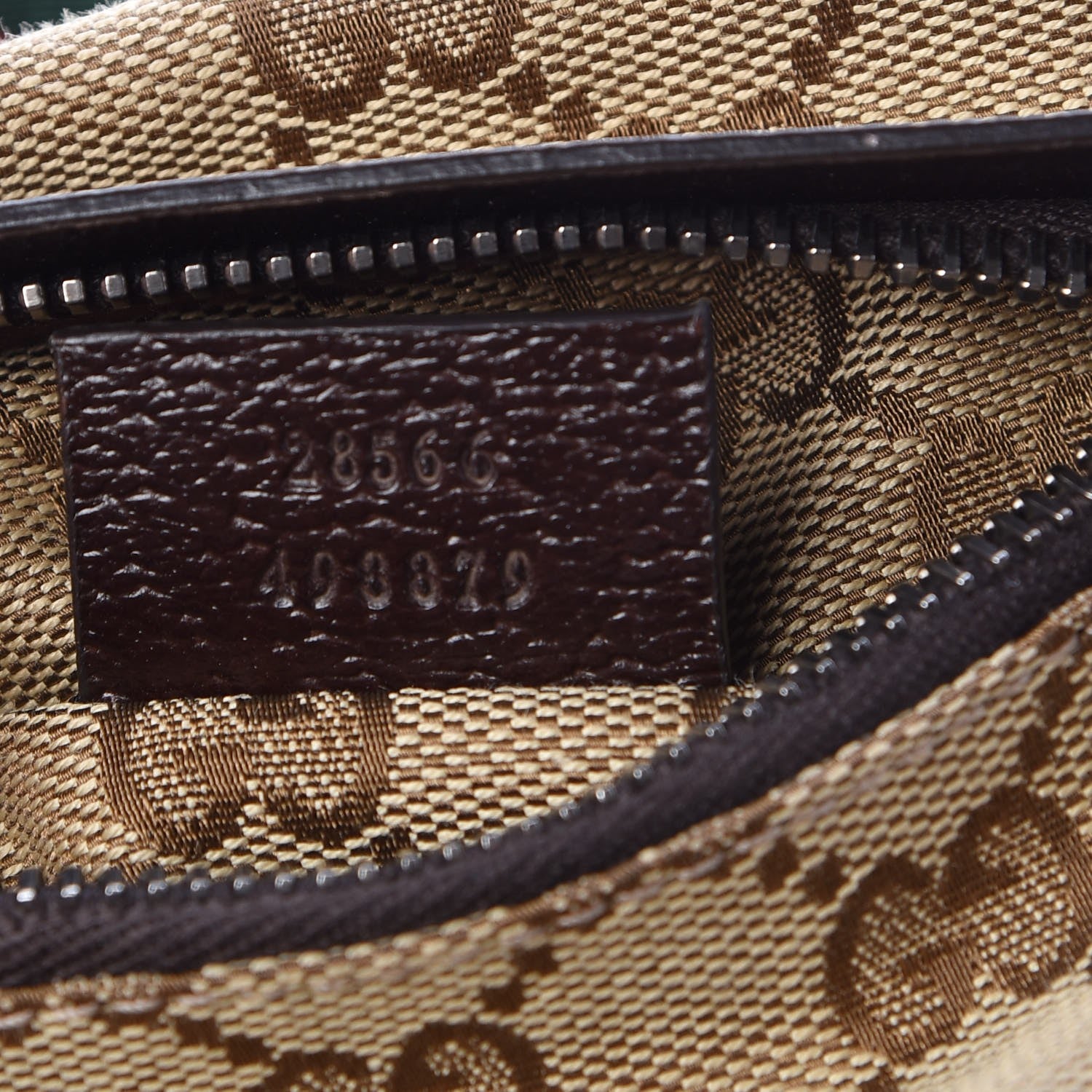 Gucci Monogram Web Belt Bag Dark Brown 7 of 9