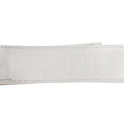 Hermes Calfskin Womens Chypre Sandals 37 White 6 of 8