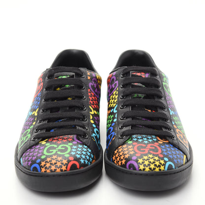 Gucci GG Supreme Monogram Psychedelic Sneakers 37 Black Multicolor 2 of 11