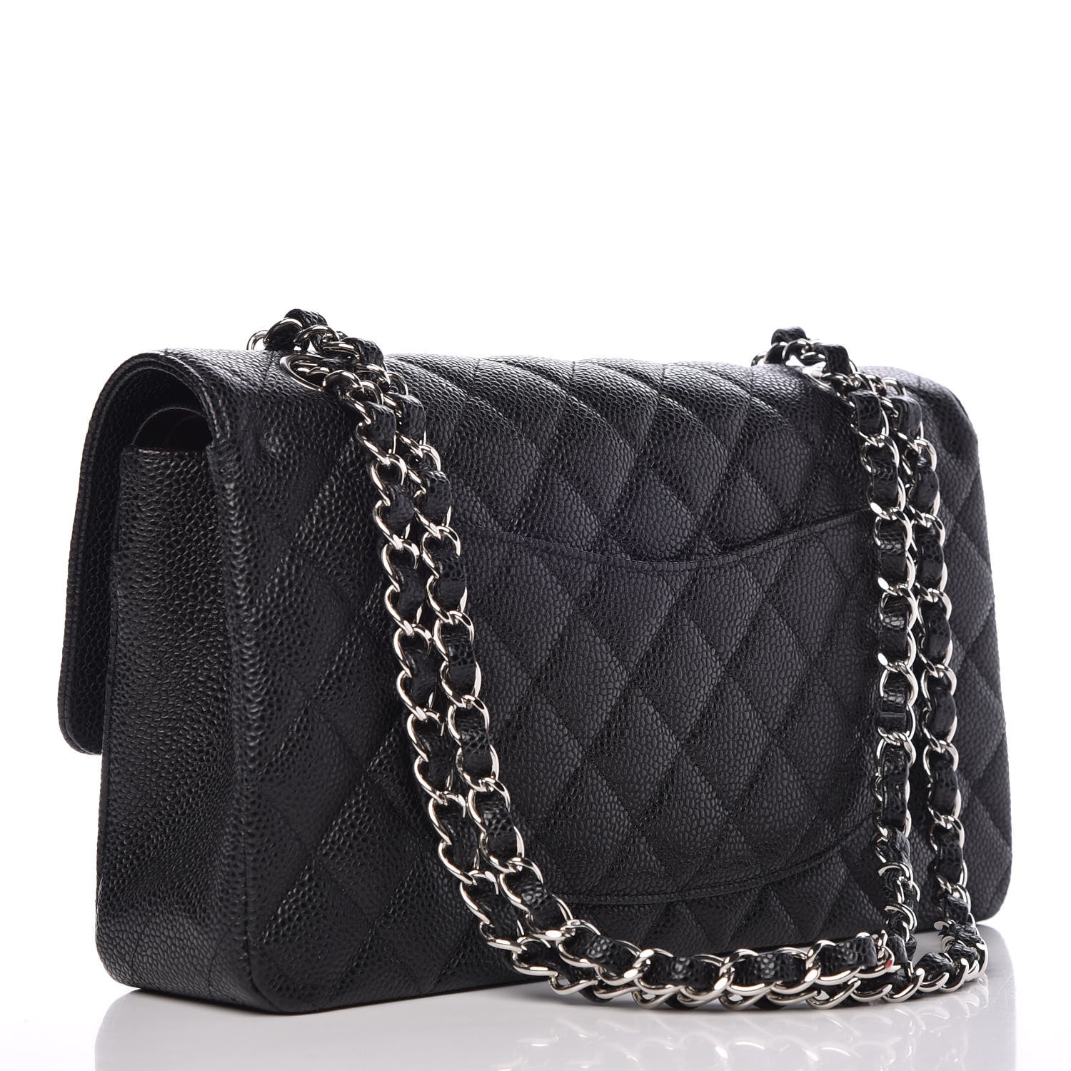 Chanel Caviar Quilted Medium Double Flap Black 4 of 8