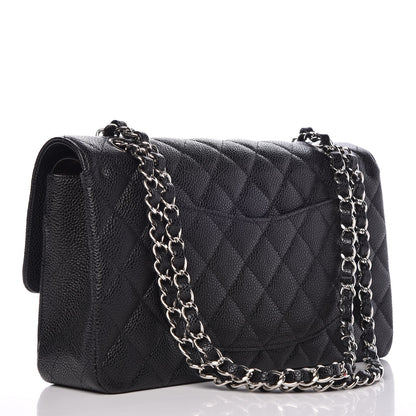 Chanel Caviar Quilted Medium Double Flap Black 4 of 8