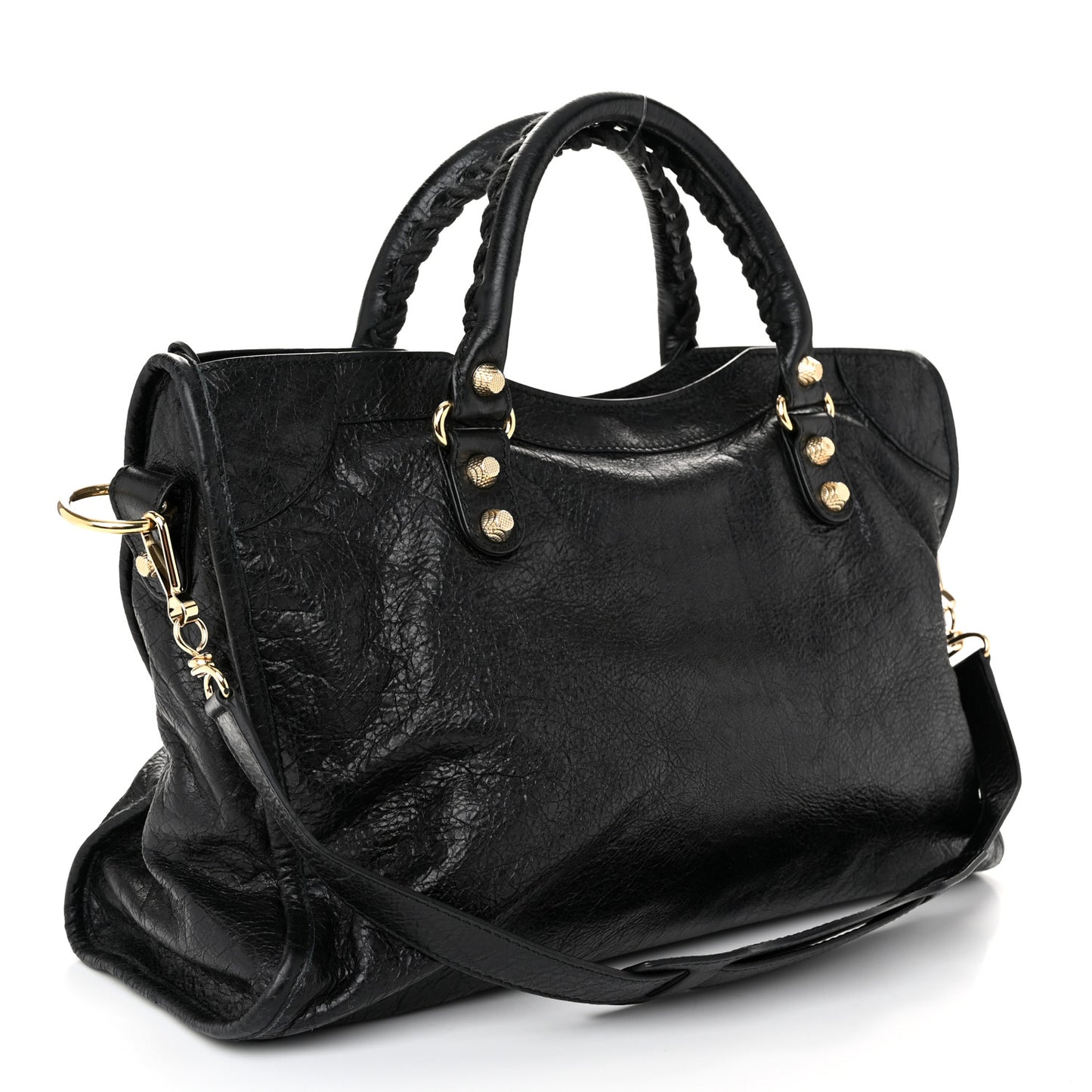 Agneau Giant 12 Gold Hardware City Black