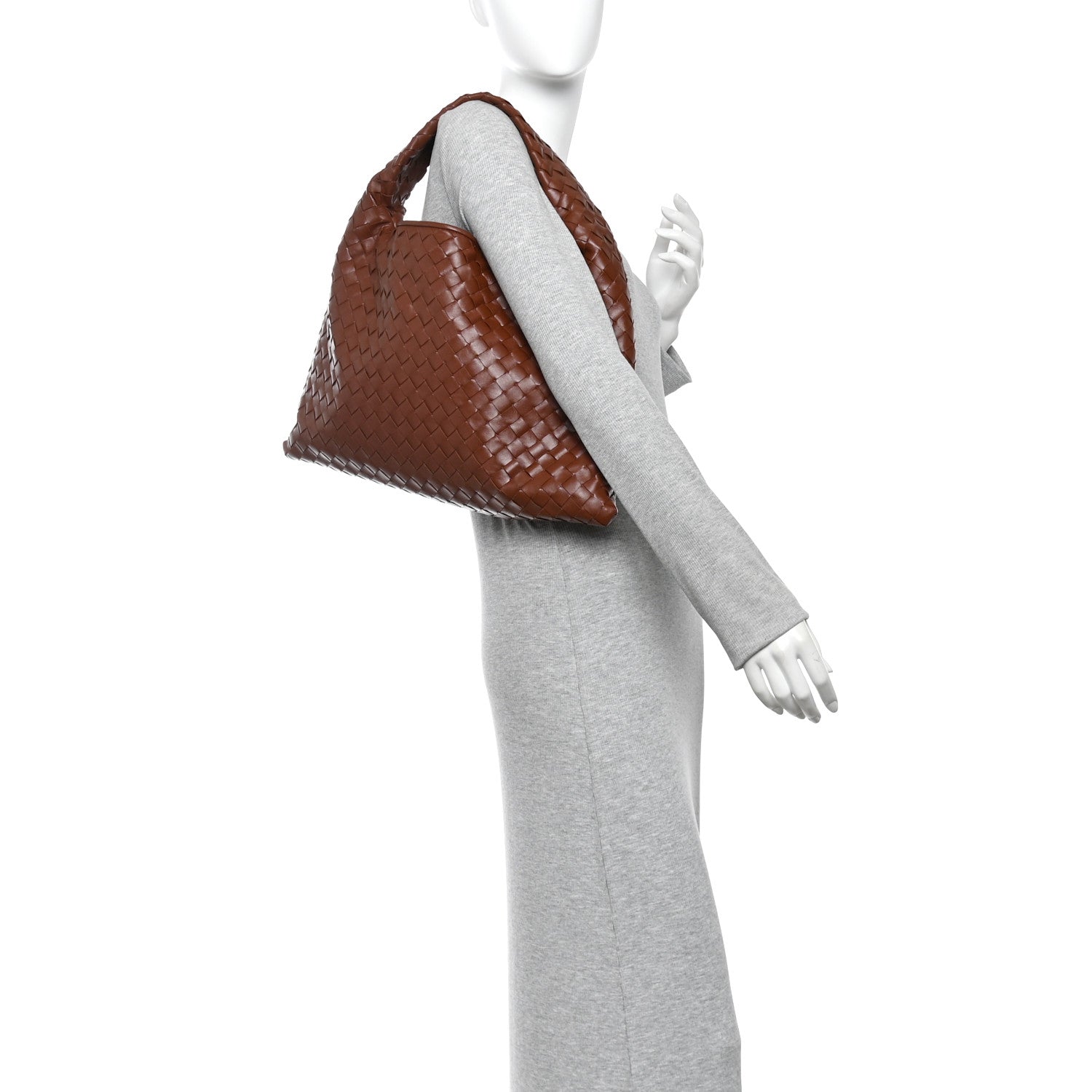 Bottega Veneta Calfskin Intrecciato Small Hop Sapele 2 of 10