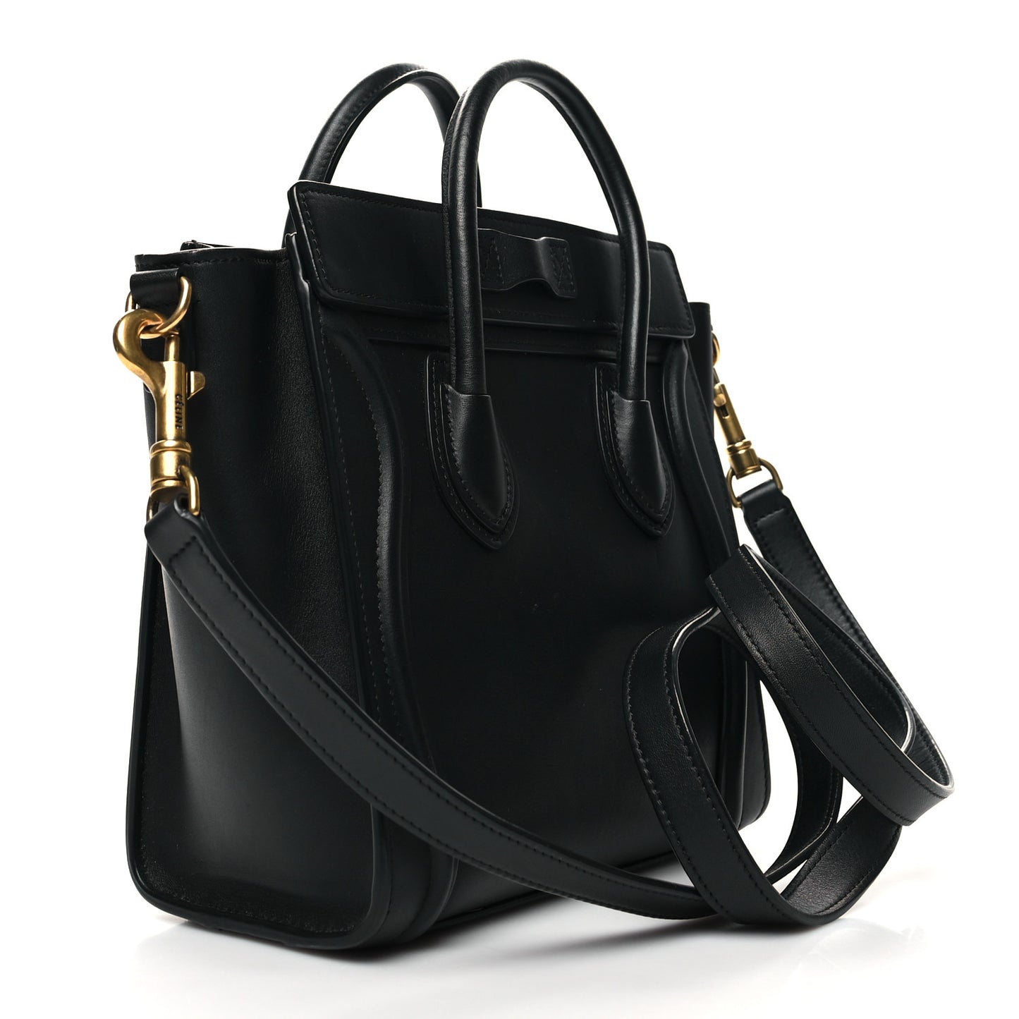 Smooth Calfskin Nano Luggage Black