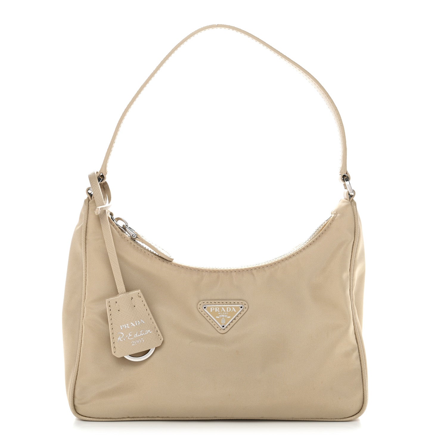 Prada Re-Nylon Saffiano Mini Re-Edition 2005 Bag Deserto 1 of 12