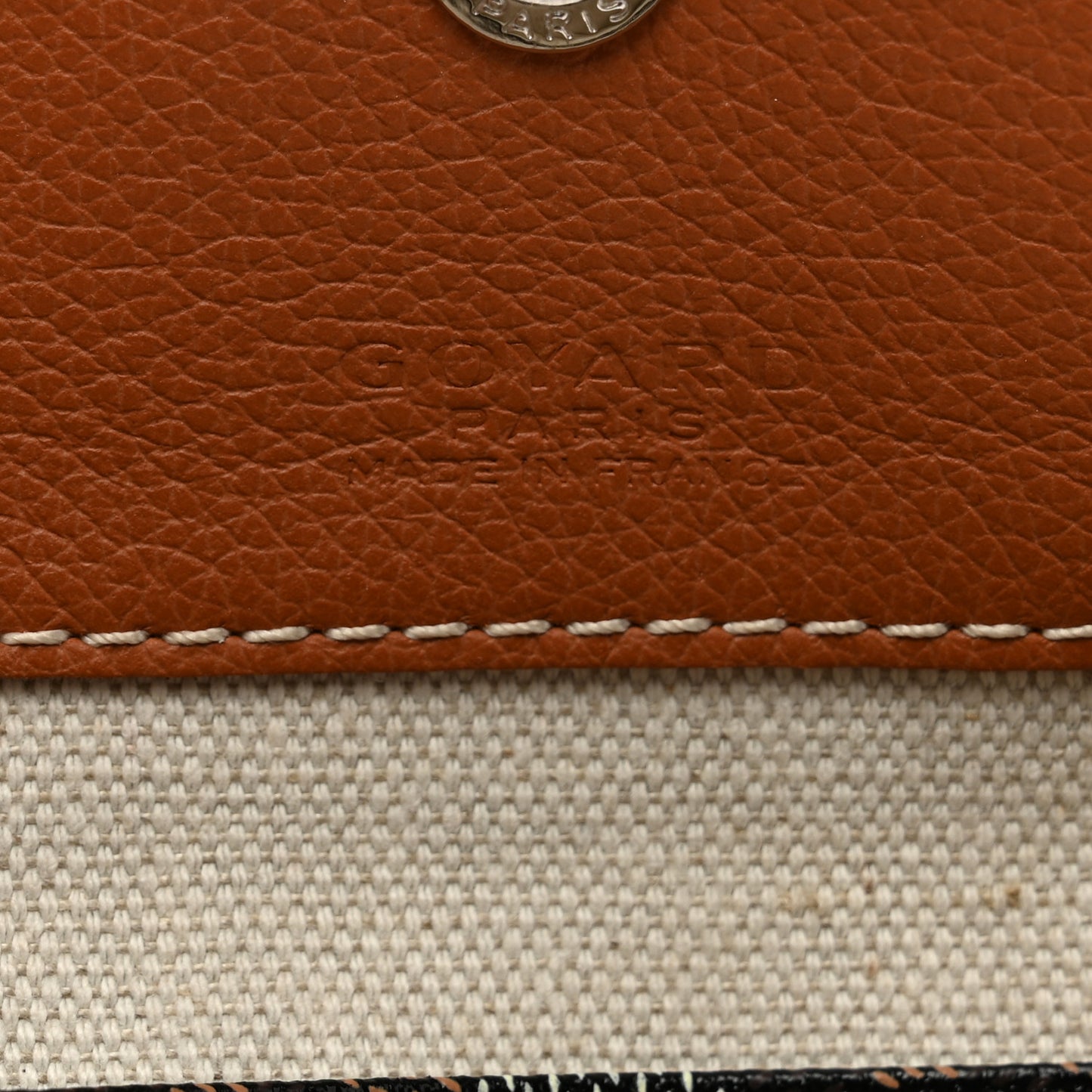 Goyardine Pouch Black Gold