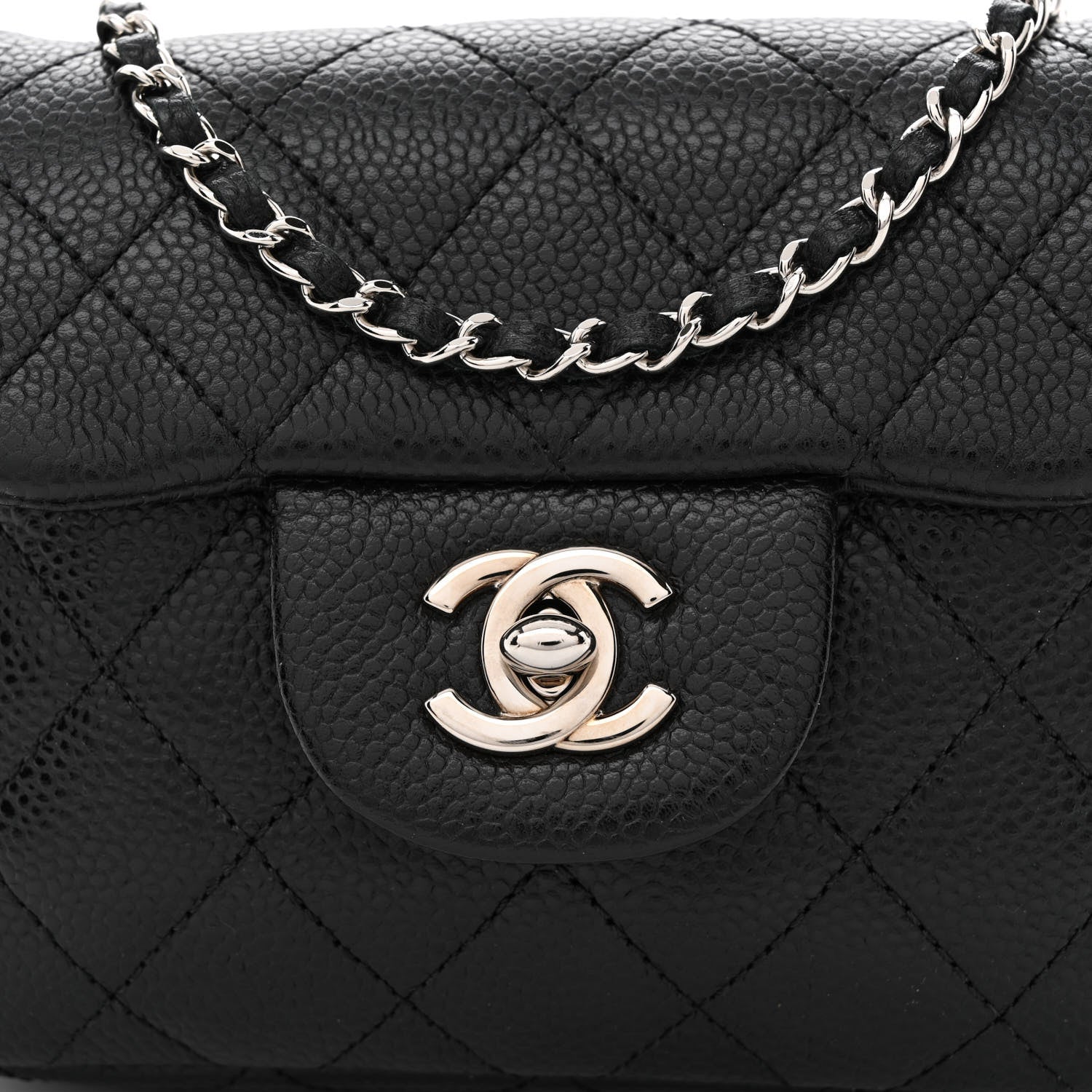 Chanel Caviar Quilted New Mini Flap Black 9 of 12