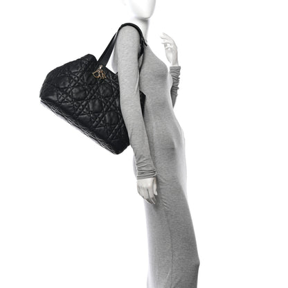 Christian Dior Calfskin Macrocannage Large Toujours  Black 2 of 15