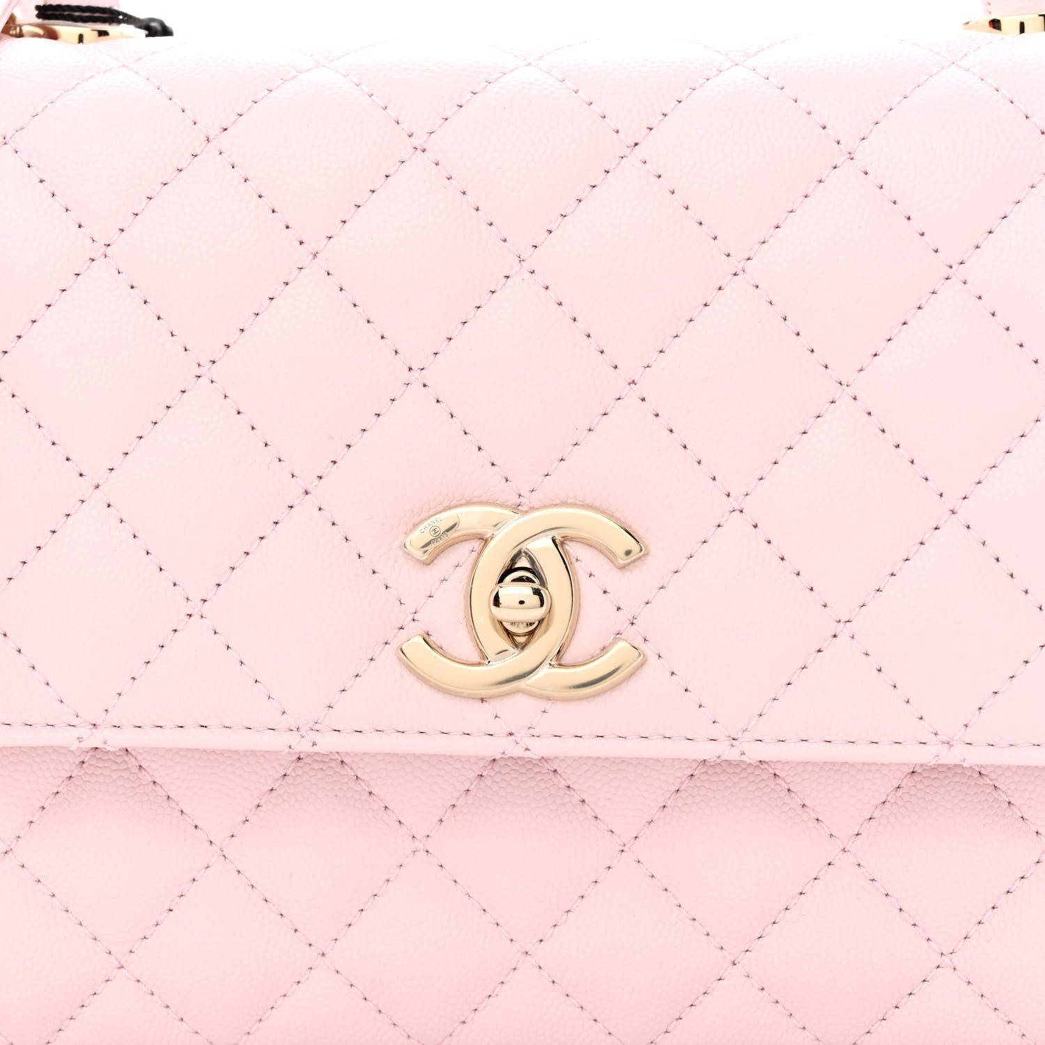 Chanel Caviar Quilted Small Coco Handle Flap Light Pink 8 of 10