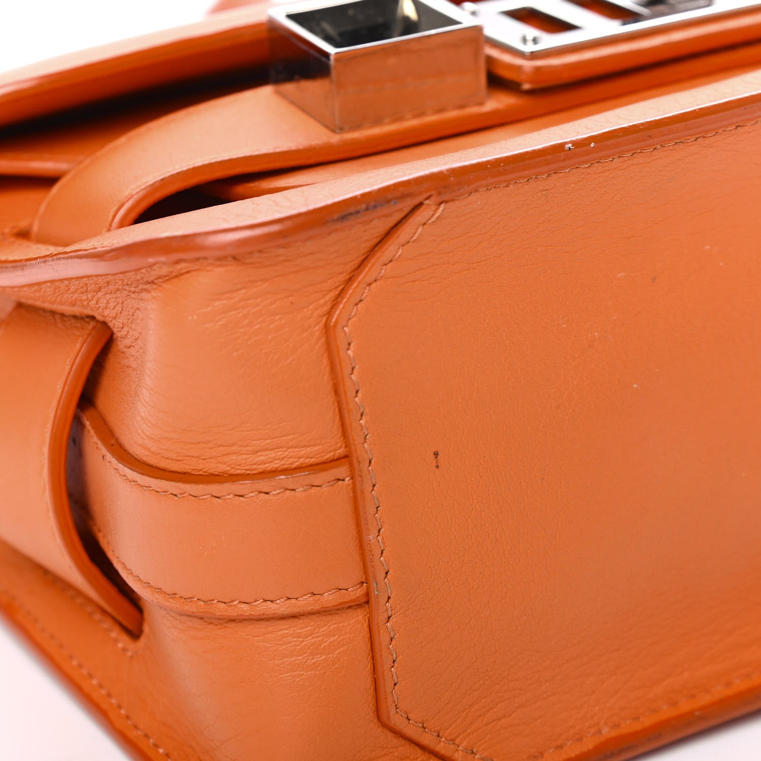Proenza Schouler Smooth Calfskin Mini PS11 Classic Shoulder Bag Orange 7 of 7