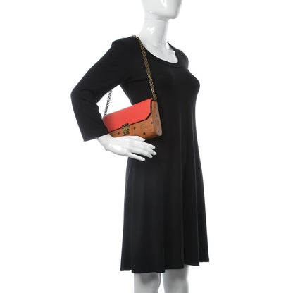 MCM Visetos Millie Crossbody Bag Cognac Marigold Orange 2 of 9