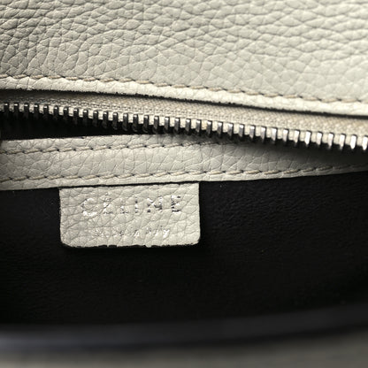 Celine Drummed Calfskin Nano Luggage Lune 6 of 15