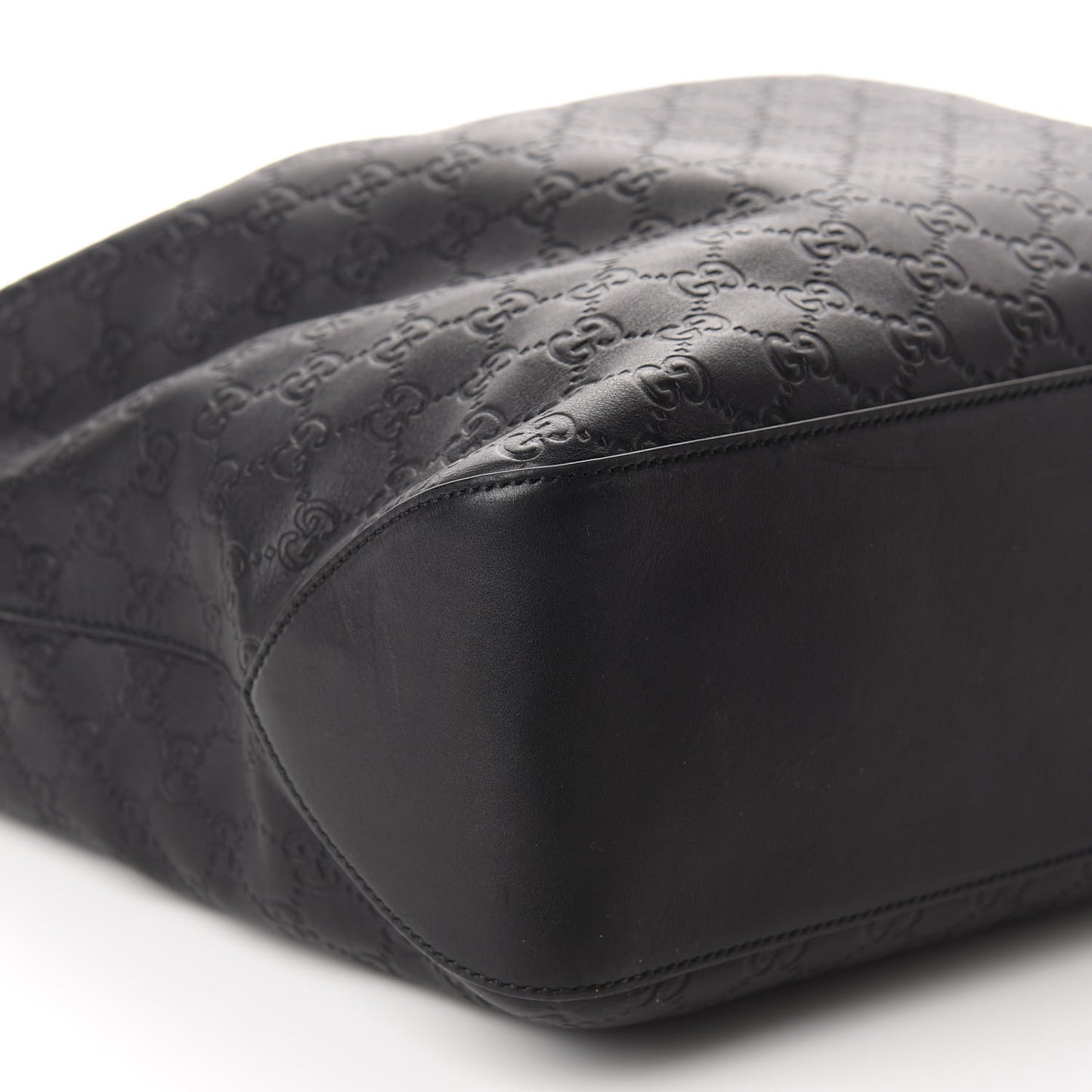 Guccissima Signature Large Linea A Hobo Black