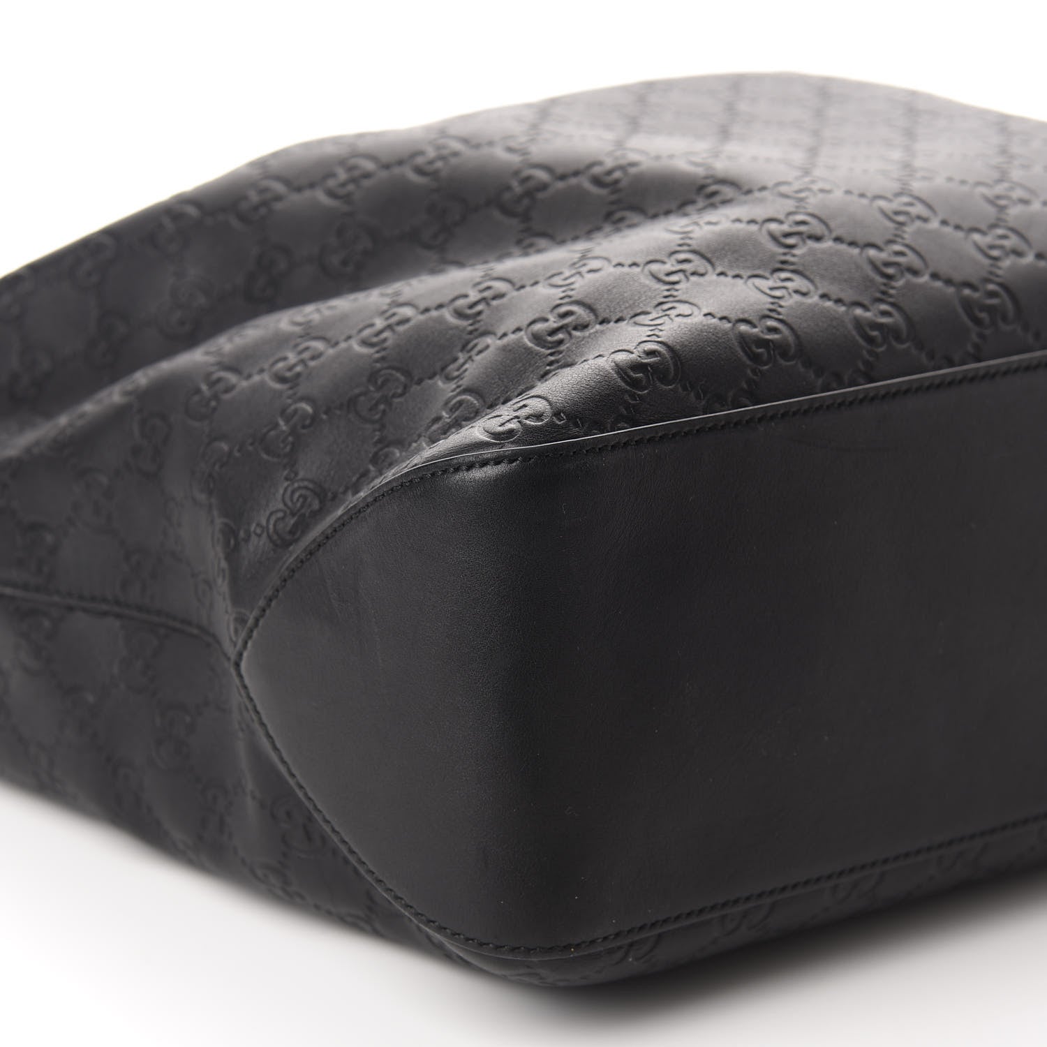 Gucci Guccissima Signature Large Linea A Hobo Black 6 of 10