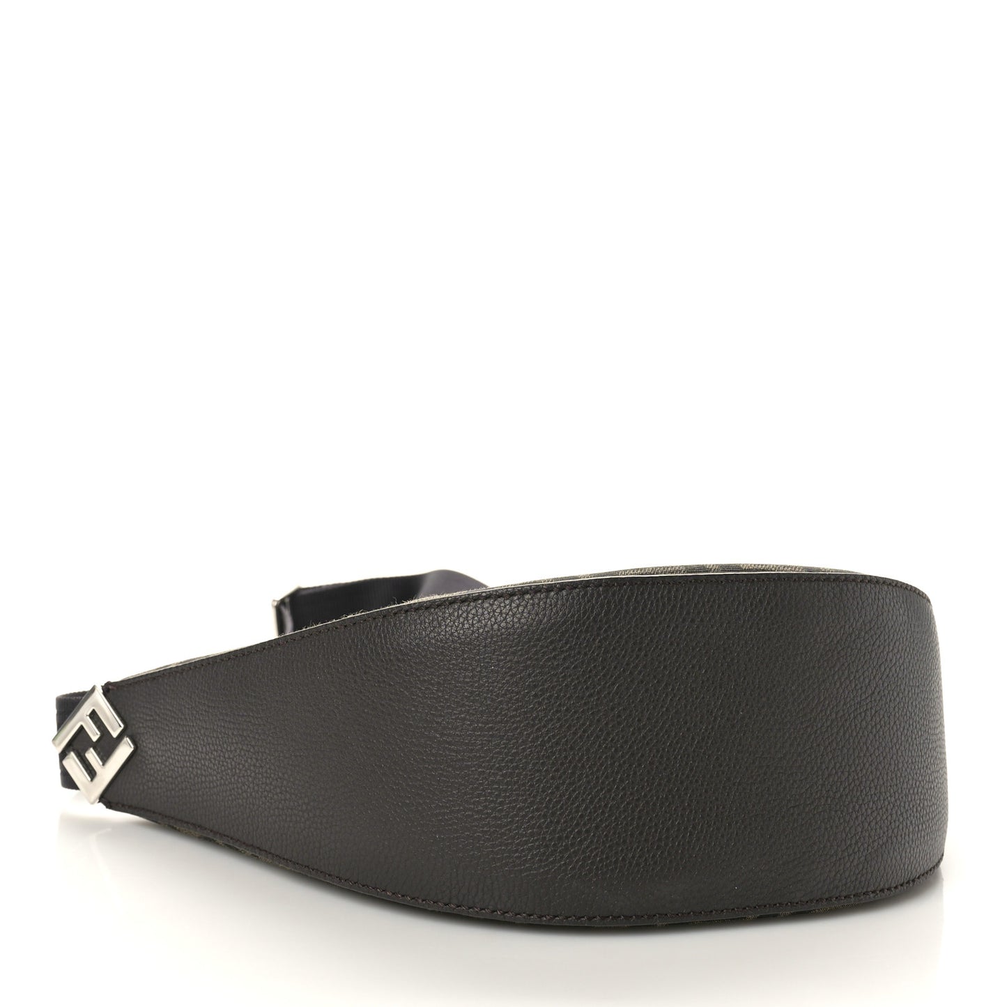 Fabric Jacquard FF Melon Bag Tobacco Black