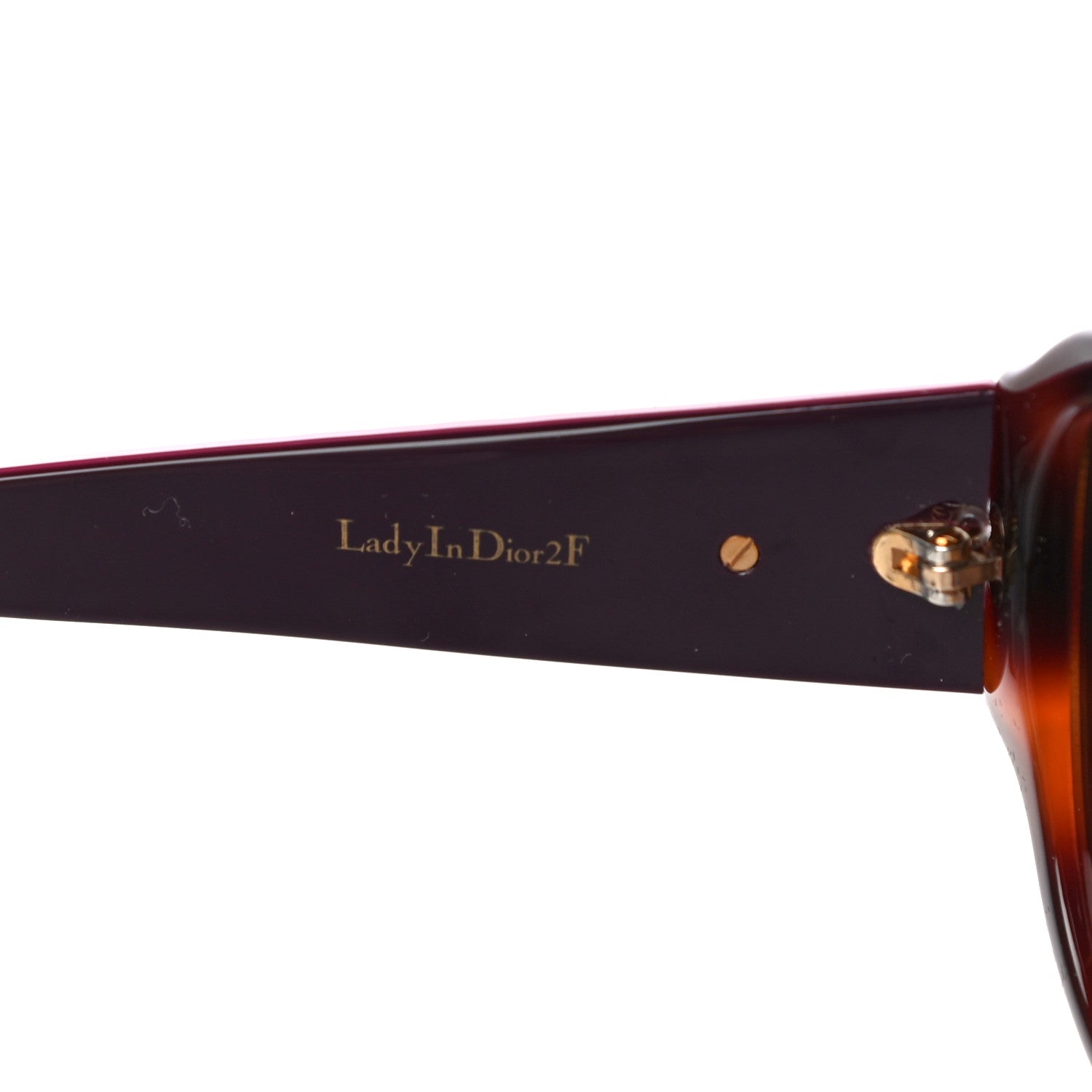 Christian Dior Resin Cannage Lady Dior 2 Sunglasses Havana Pink 8 of 10