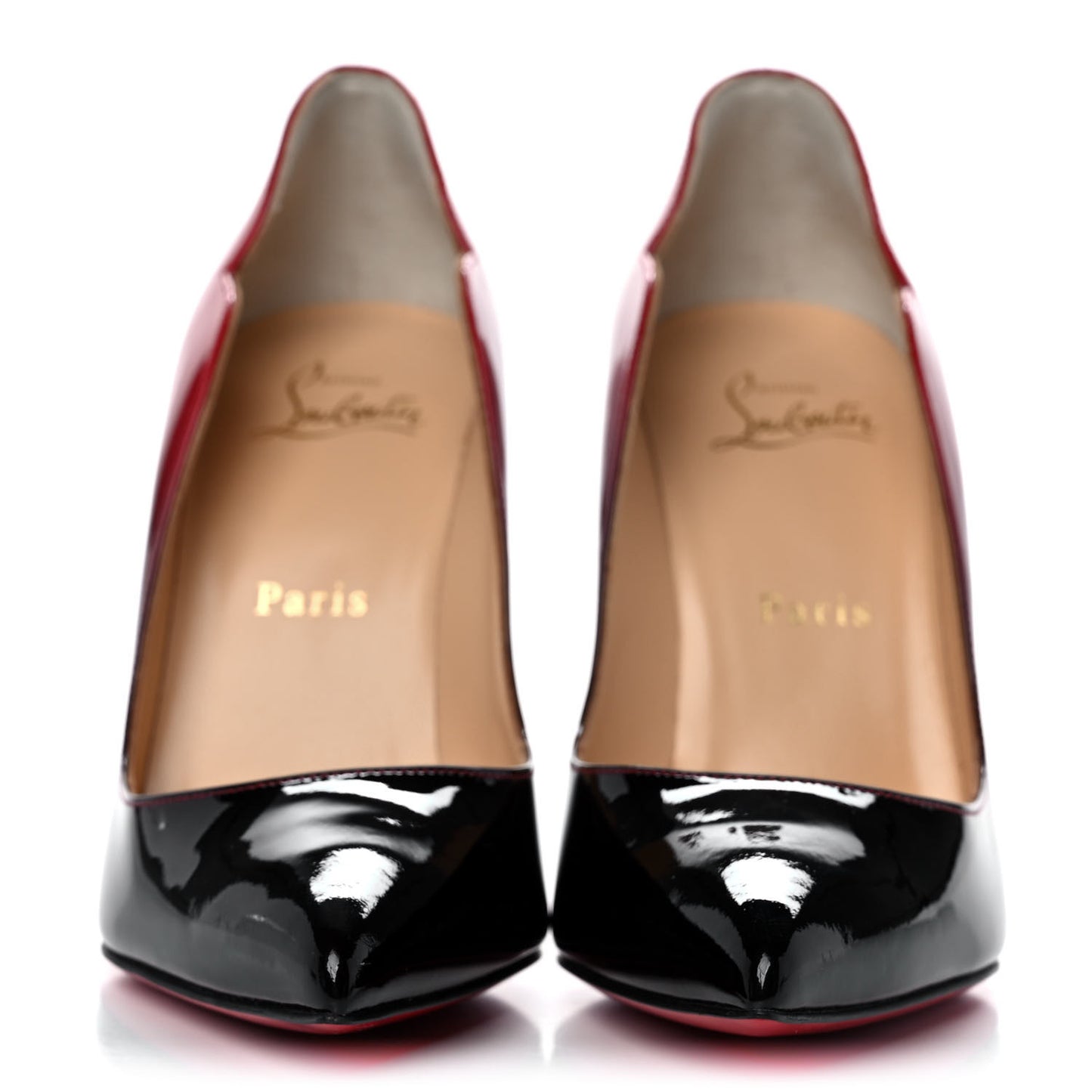 Patent Degrade Hot Chick 100 Pumps 37 Black Red