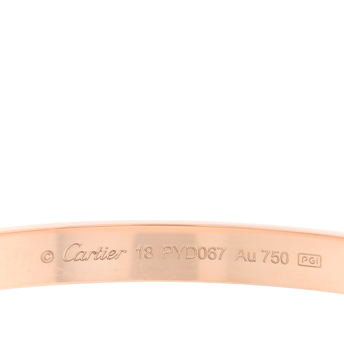 18K Pink Gold LOVE Bracelet 18