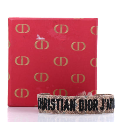 Christian Dior Woven Cotton J'Adior Friendship Bracelet 4 of 4