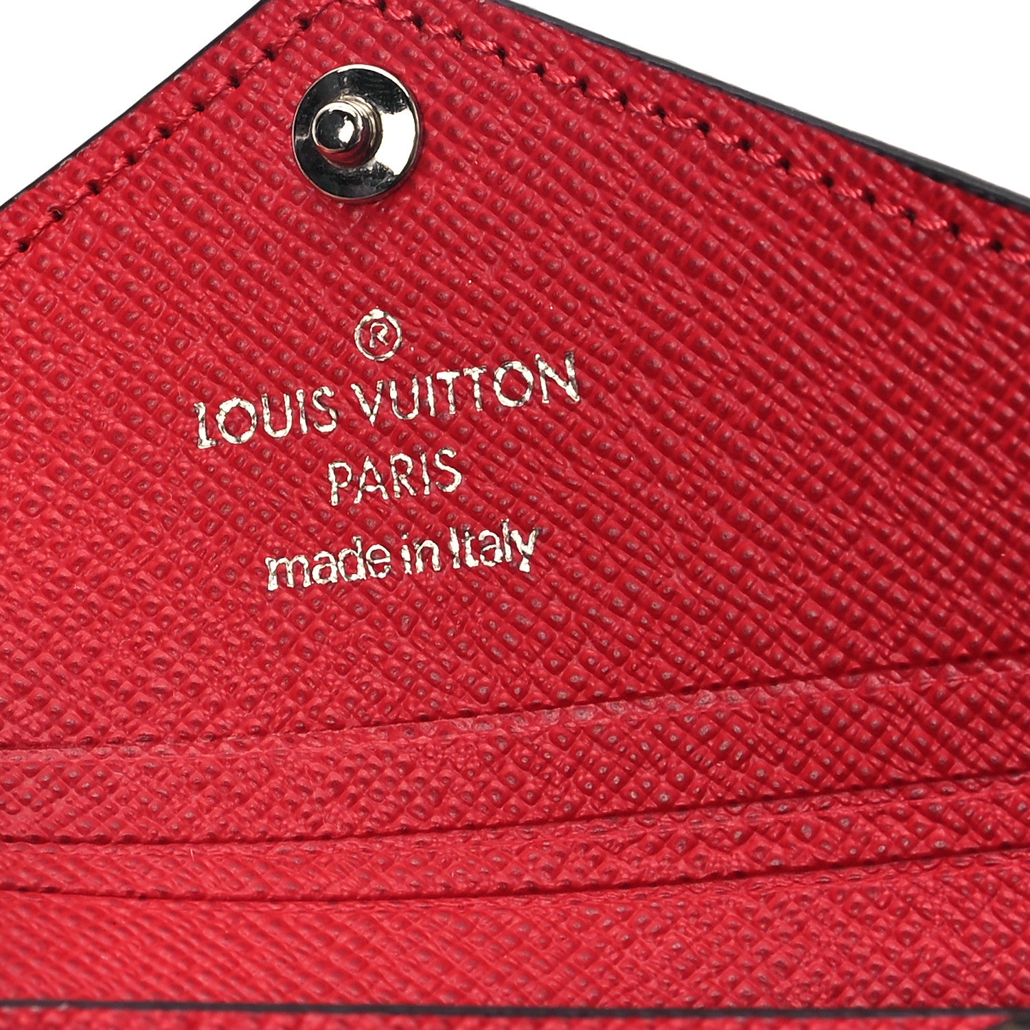Louis Vuitton Monogram LV Colormania Kirigami Card Holder Sari Red 5 of 8