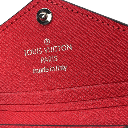 Louis Vuitton Monogram LV Colormania Kirigami Card Holder Sari Red 5 of 8