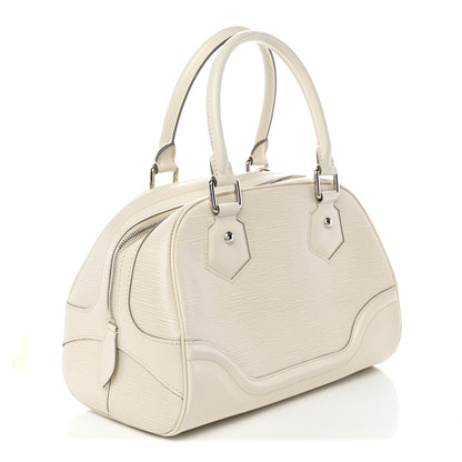 Louis Vuitton Epi Bowling Montaigne PM Ivory 3 of 9