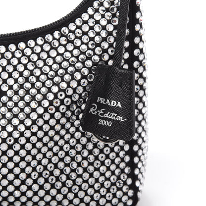 Prada Satin Crystal Mini Re-Edition 2000 Bag Cristal 11 of 12