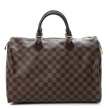 Louis Vuitton Damier Ebene Speedy 35 1 of 13