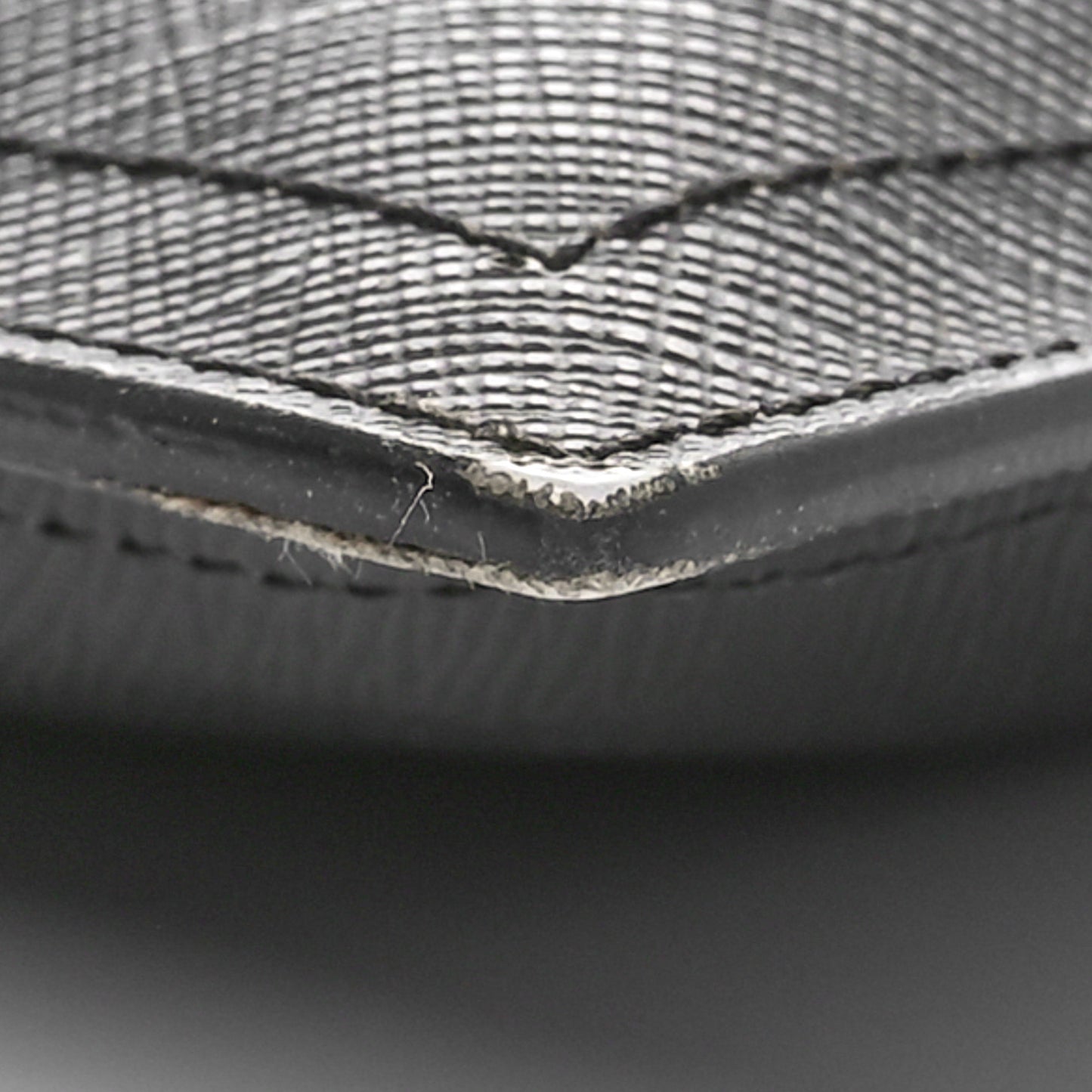 Textured Coated Canvas Favelas Large Antigona Pouch Black