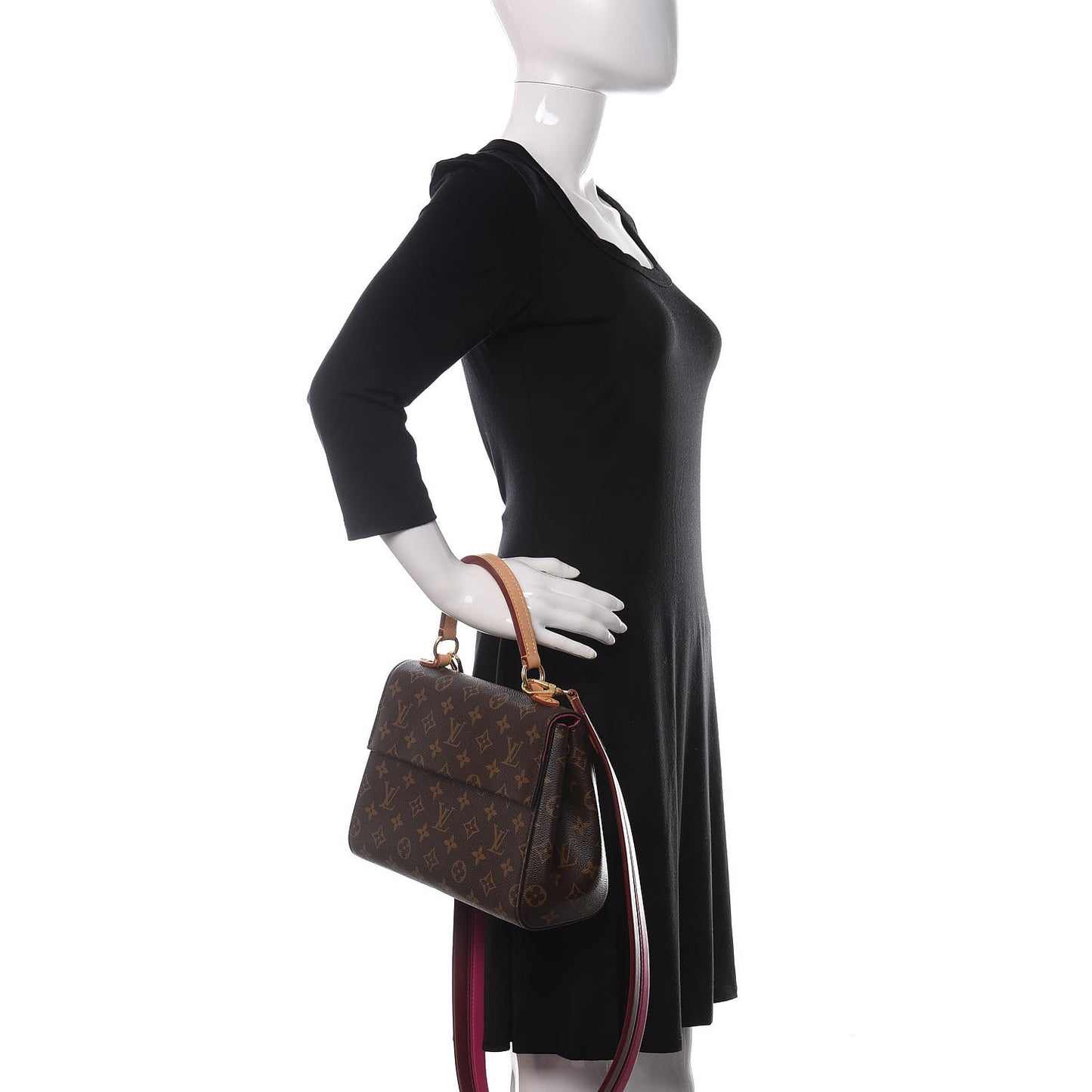 Monogram Cluny BB Bordeaux Fuchsia