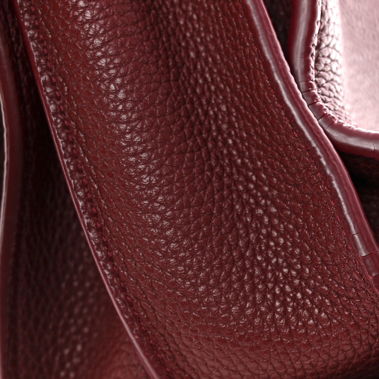 Saint Laurent Grained Calfskin Small Supple Sac De Jour Dark Pallisandre 16 of 16