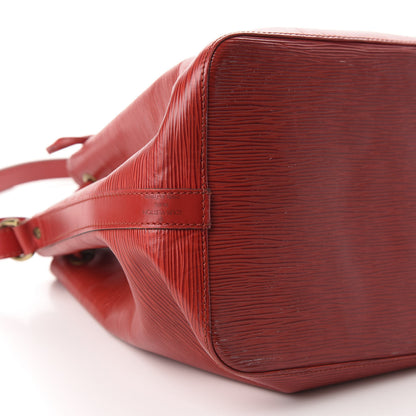 Louis Vuitton Epi Petit Noe Castillan Red 6 of 11