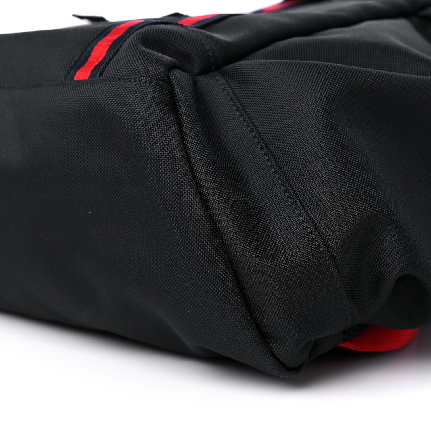 Gucci Techno Canvas Web Double Buckle Backpack Black 9 of 11