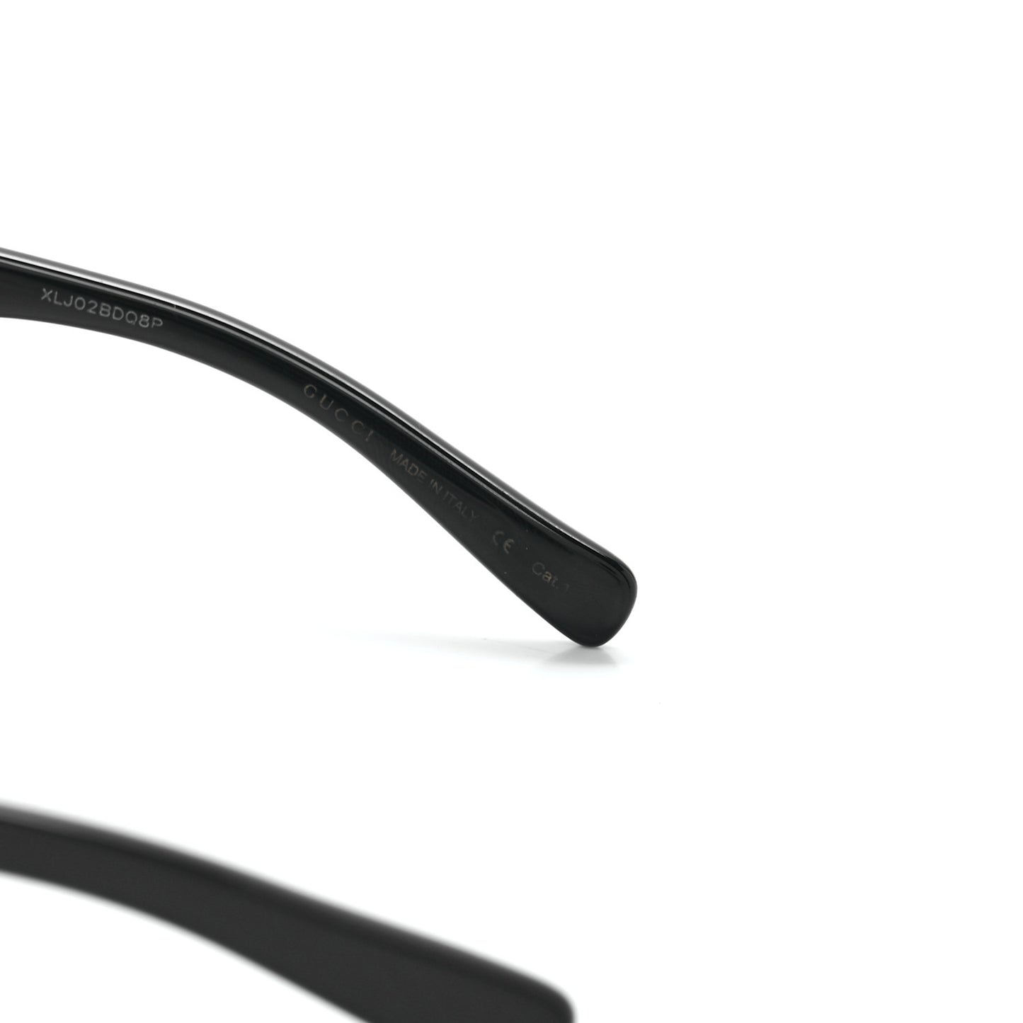 Acetate Shield GG0900S Sunglasses Black Transparent