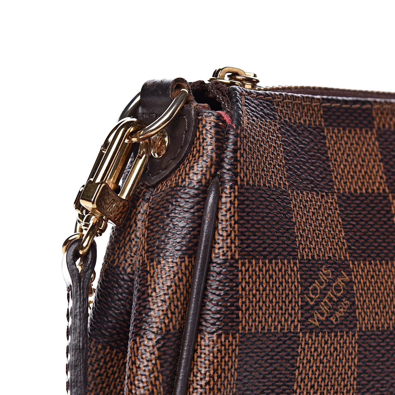 Louis Vuitton Damier Ebene Eva Clutch 9 of 11