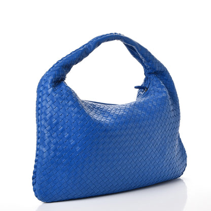 Bottega Veneta Nappa Intrecciato Large Veneta Hobo Signal Blue 3 of 8