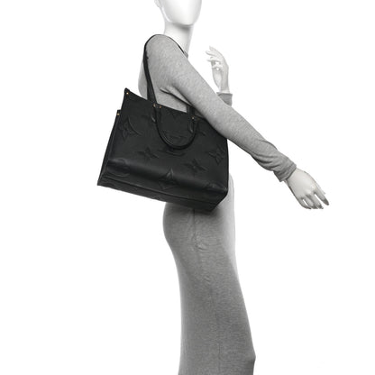 Louis Vuitton Empreinte Monogram Giant OnTheGo MM Black 2 of 10