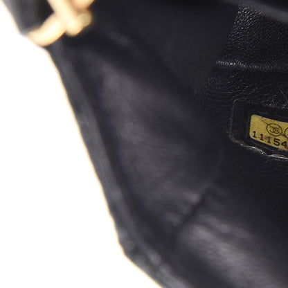 Chanel Lambskin Quilted East West Flap Black 7 of 8