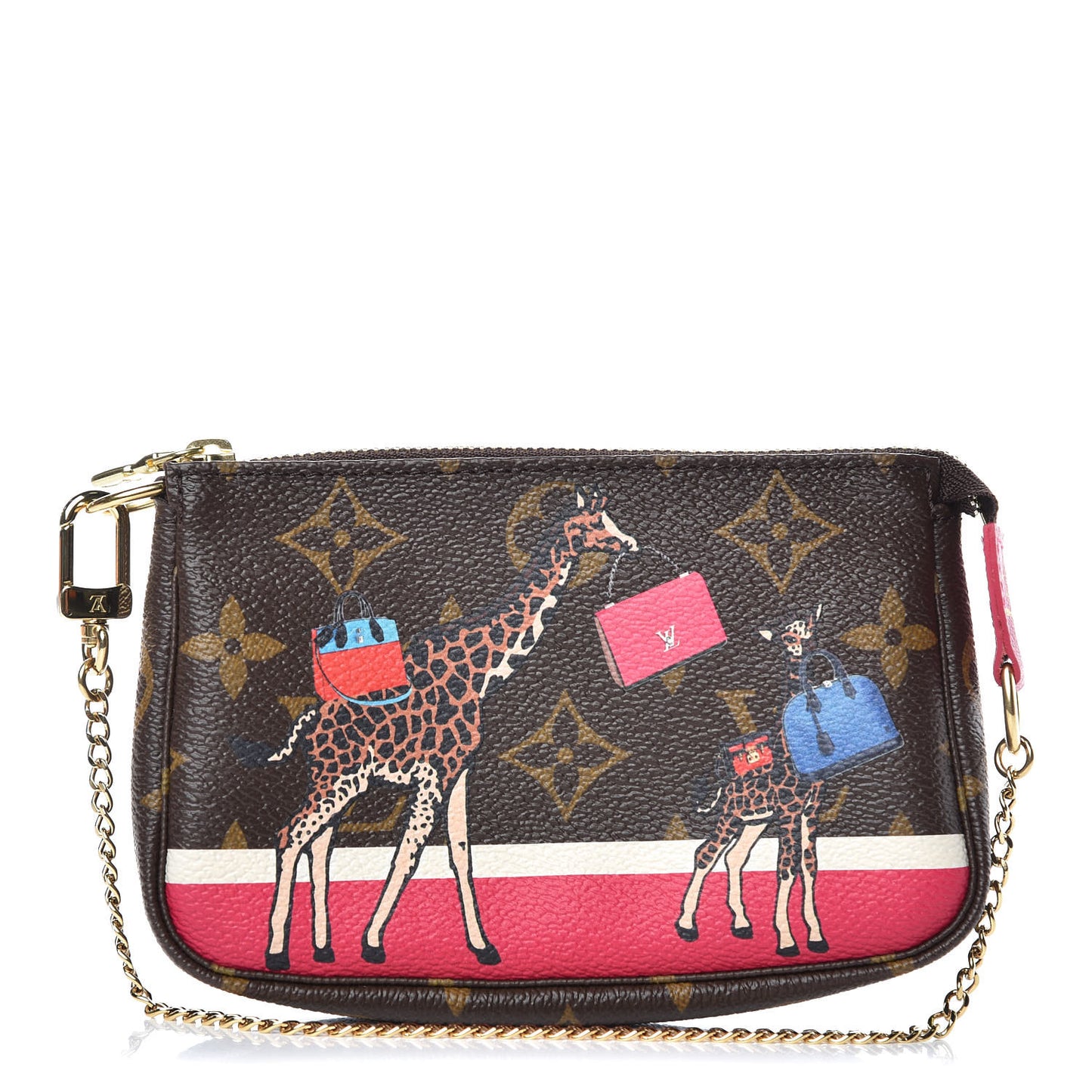 Monogram 2017 Christmas Animation Mini Pochette Accessories