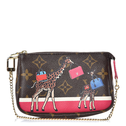 Louis Vuitton Monogram 2017 Christmas Animation Mini Pochette Accessories 1 of 8
