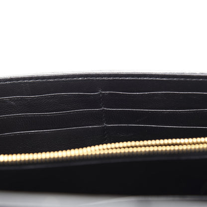 Miu Miu Nappa Matelasse Flap Wallet Black 11 of 13