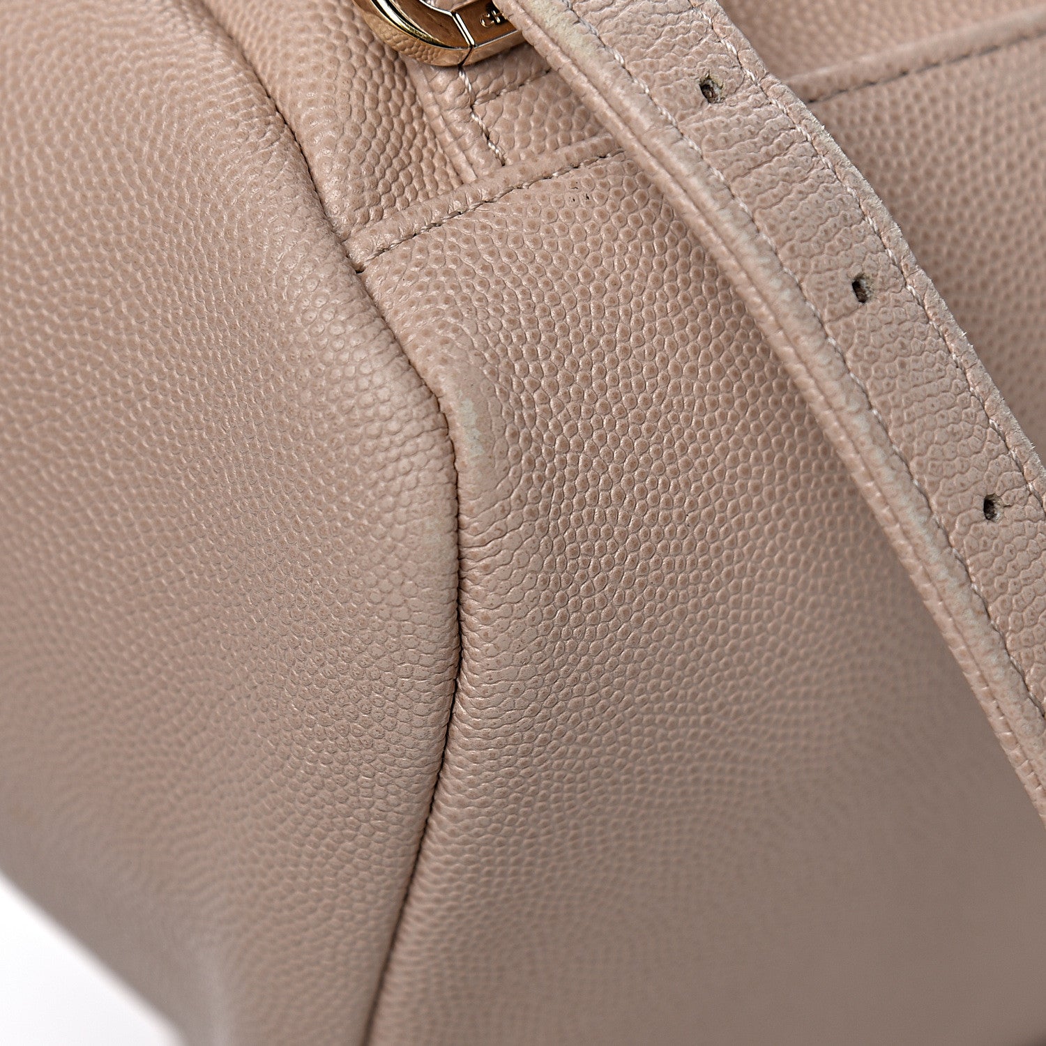 Chanel Caviar Quilted Business Affinity Backpack Beige 16 of 19