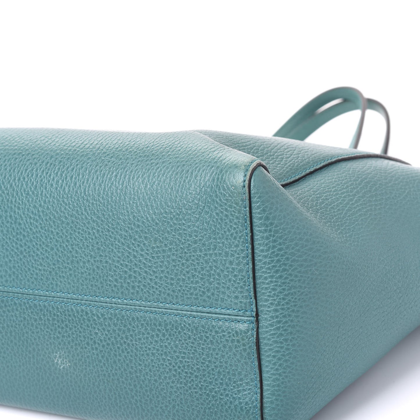 Dollar Calfskin Small Swing Tote Deep Cobalt