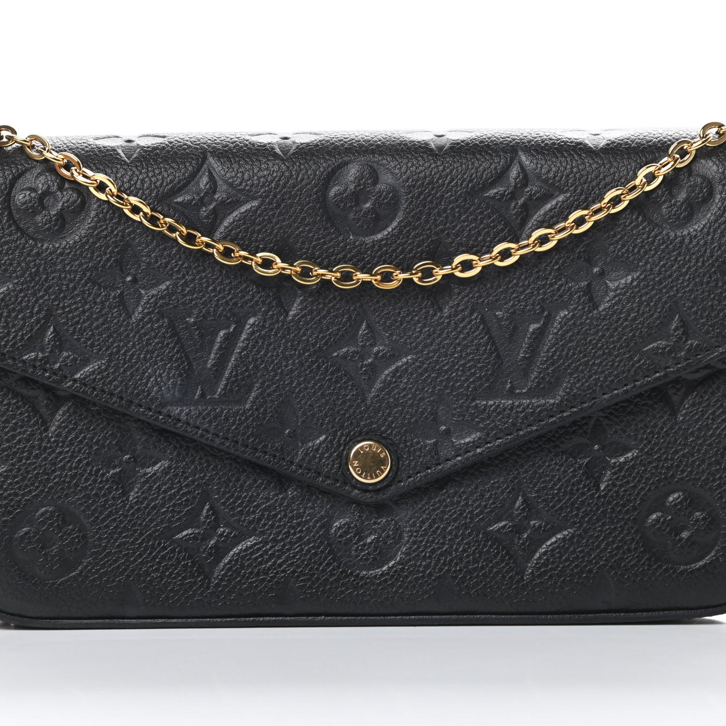 Empreinte Pochette Felicie Chain Wallet Black