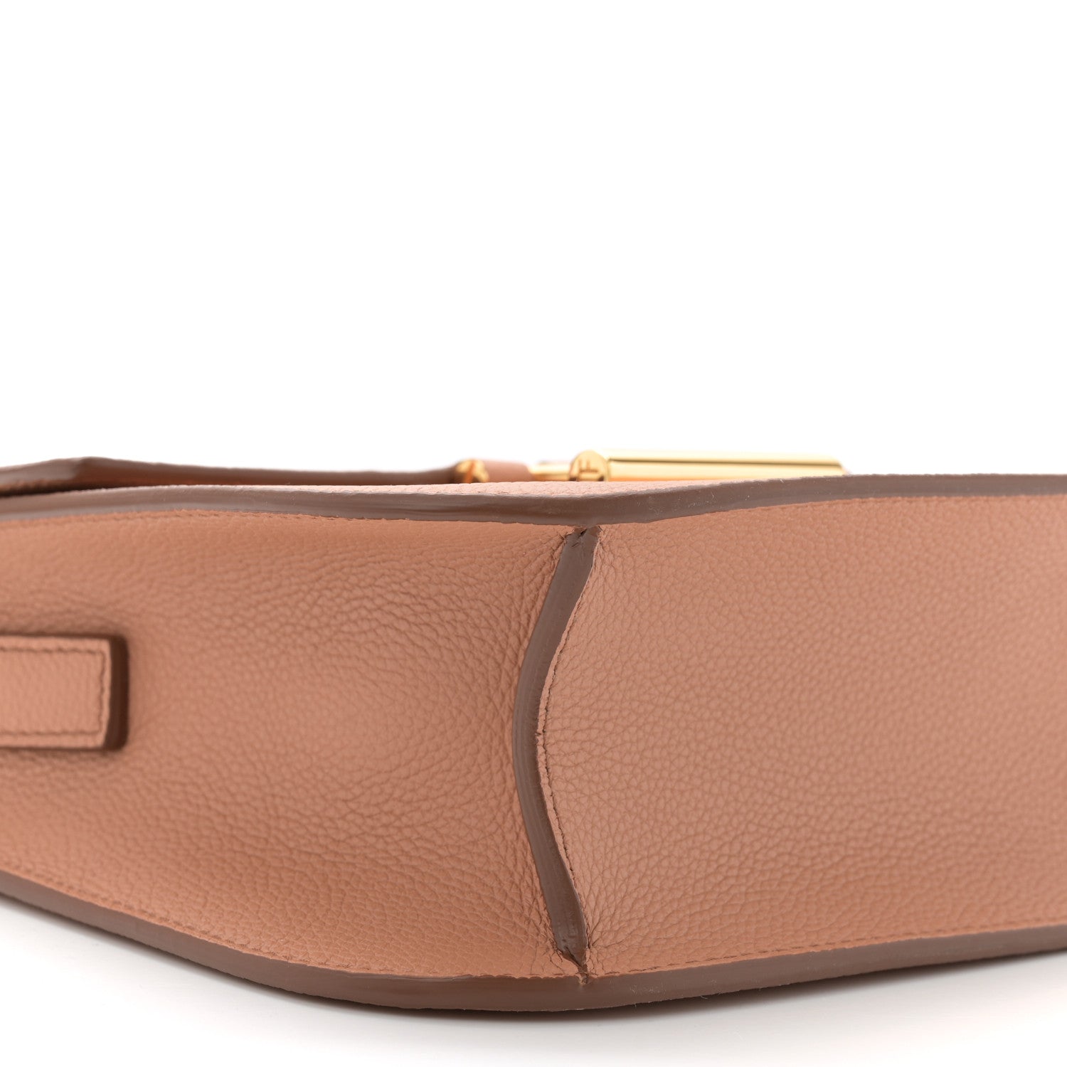Tom Ford Grained Calfskin Mini T Clasp Tara Crossbody Bag Brown 8 of 9