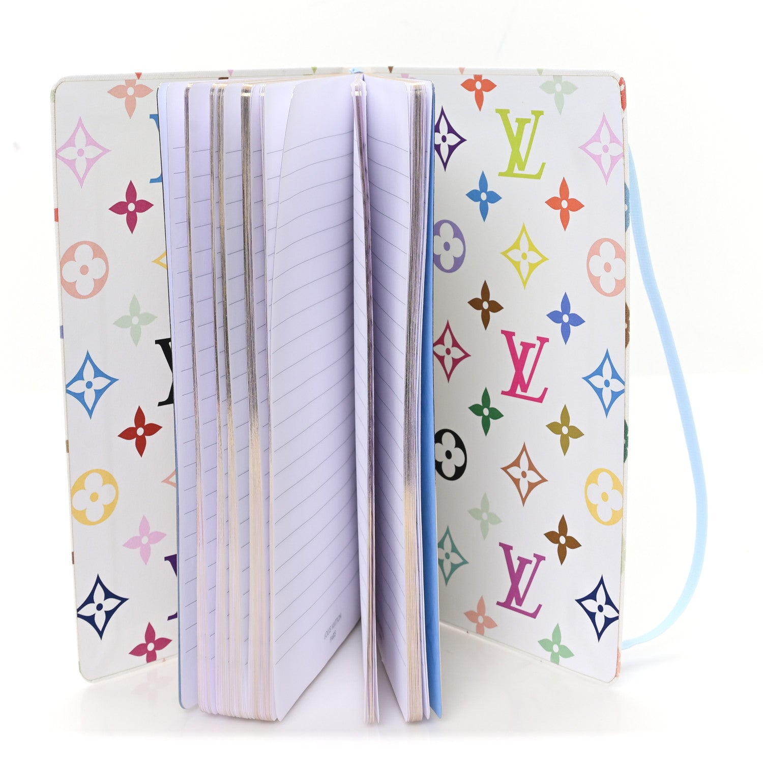 Louis Vuitton LV x TM Monogram Multicolor Jane Notebook MM White 5 of 7