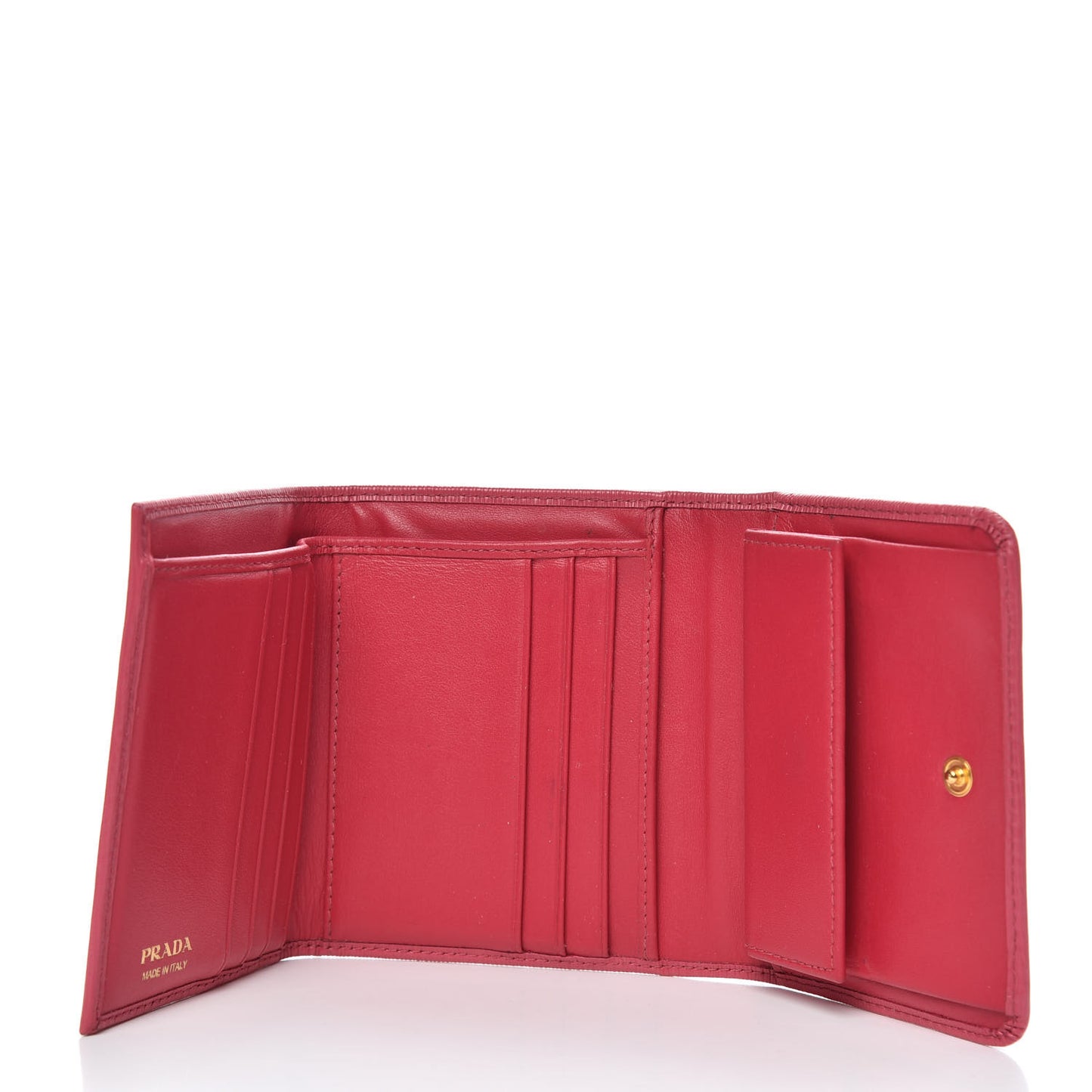 Vitello Move Tri-Fold Compact Wallet Peonia