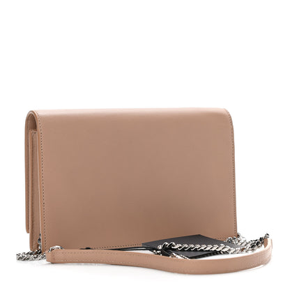 Saint Laurent Smooth Calfskin Classic Monogram Kate Tassel Satchel Beige 3 of 4