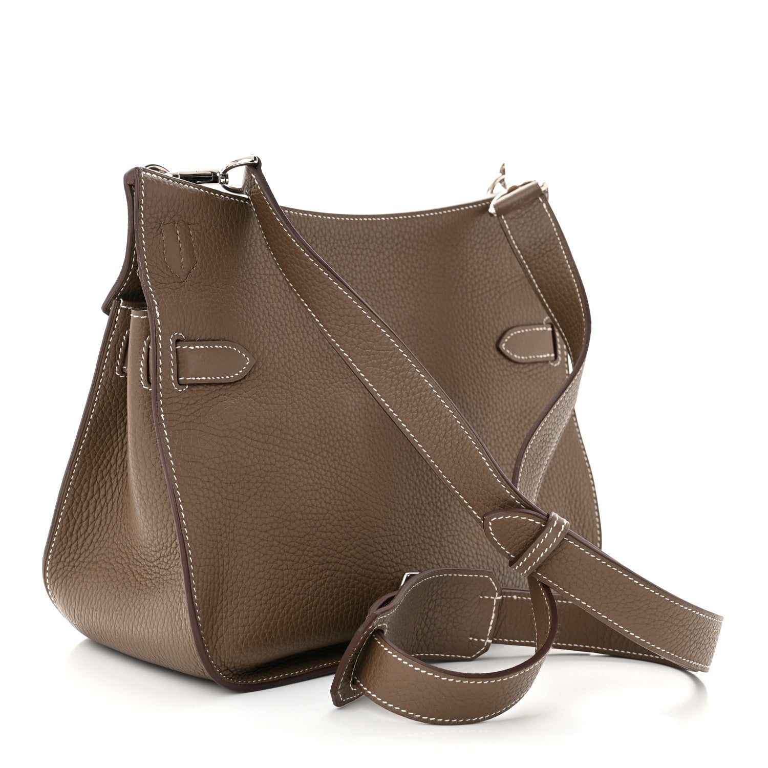 Hermes Taurillon Clemence Jypsiere 28 Etoupe 3 of 11
